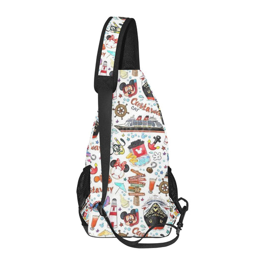 Disney trip chest bag