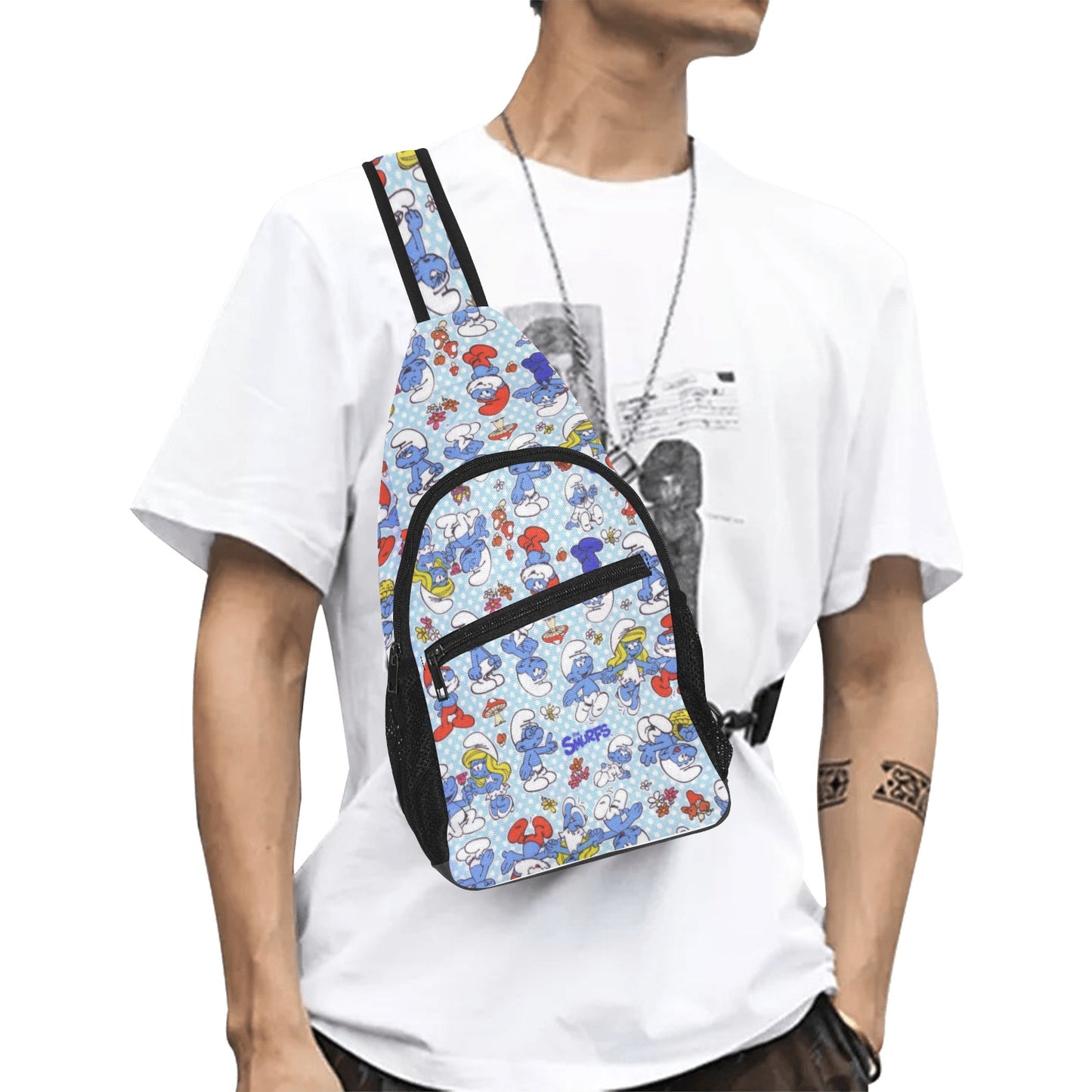 Smurf Chest bag