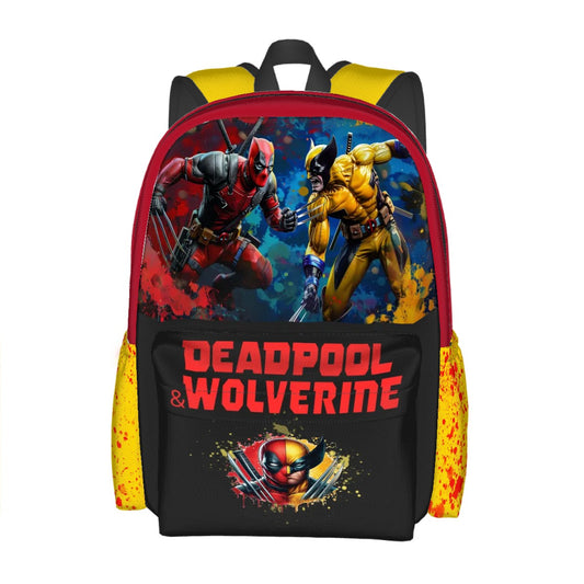 Dead pool and Wolverine School bag