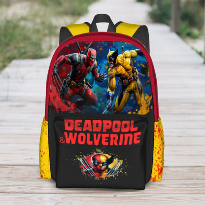 Dead pool and Wolverine School bag