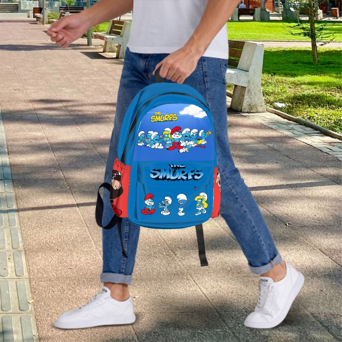 Smurf School Bag