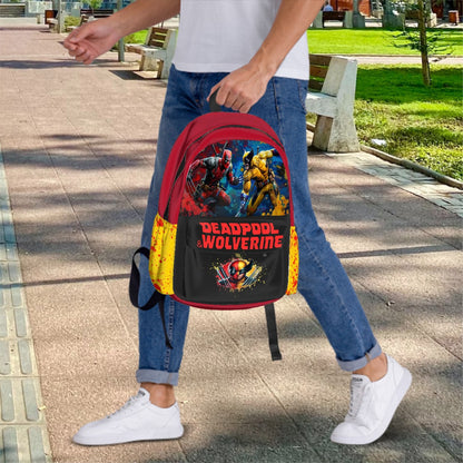 Dead pool and Wolverine School bag