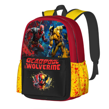 Dead pool and Wolverine School bag