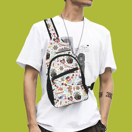 Disney trip chest bag