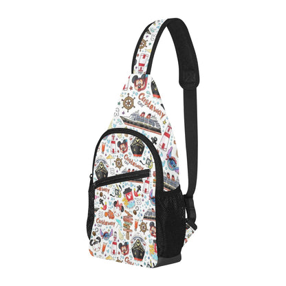 Disney trip chest bag