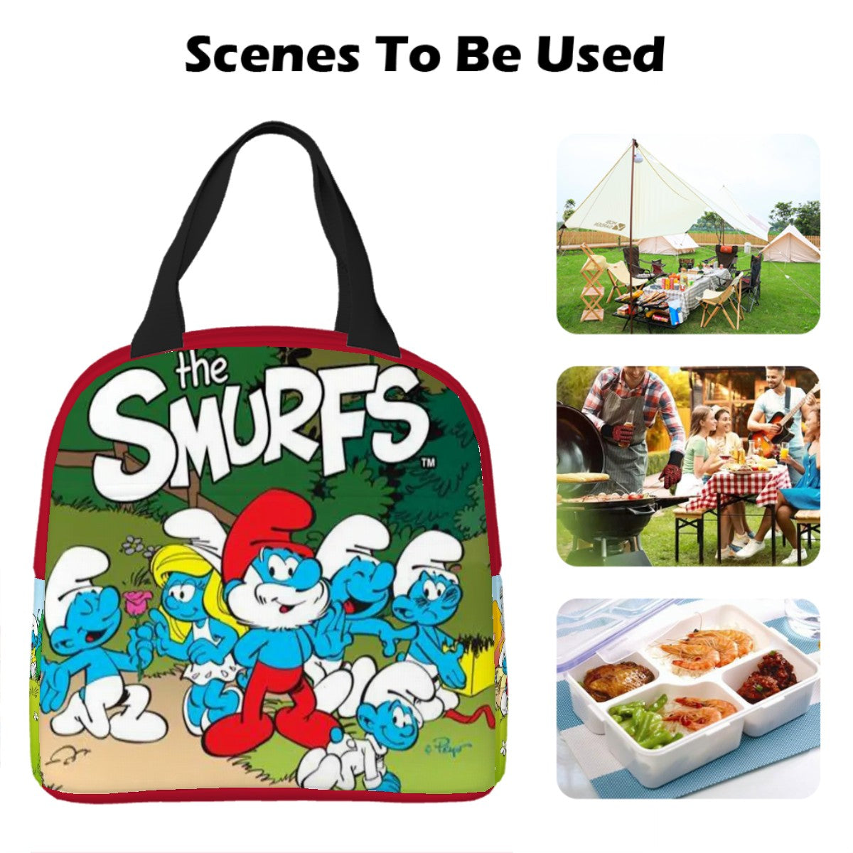 Smurf Lunch bag